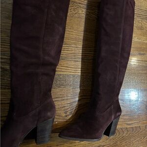 Lucky Brand over the knee women’s Burgundy Boots size 9.5